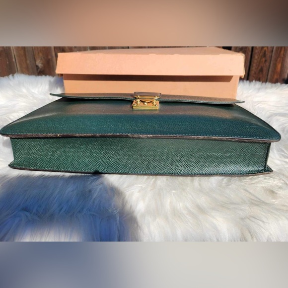 Louis Vuitton Green Taiga Leather Robusto 1 Compartment Briefcase - Picture 5 of 13